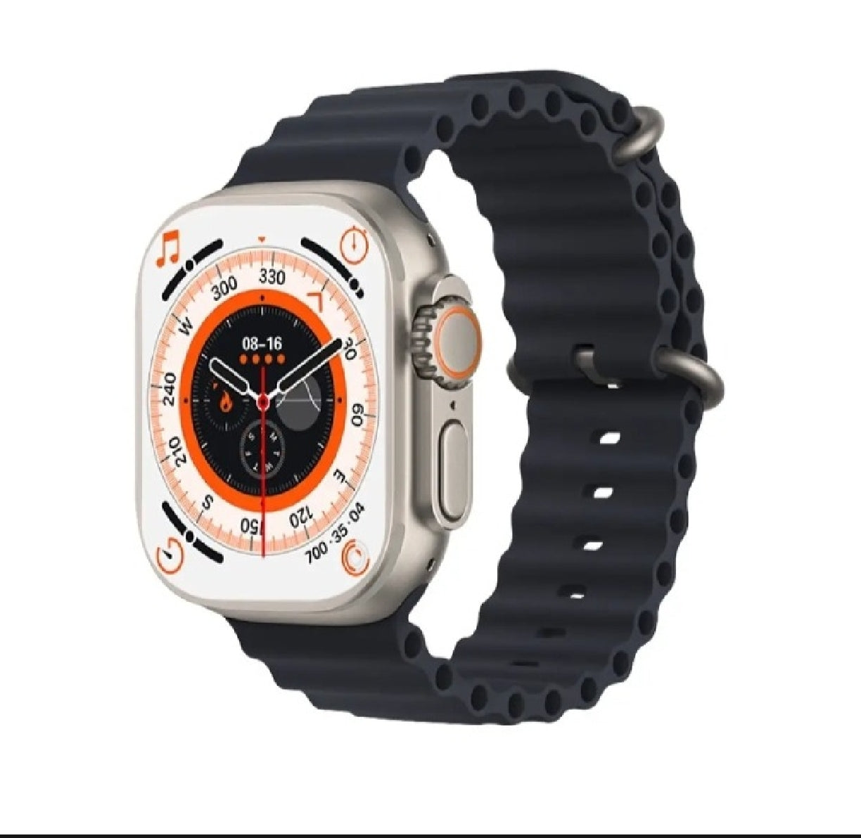 Crown 9+1 Smartwatch – Ultra Smart Watch with 8 Straps – Wireless Charging – Bluetooth Call Watch with Extra Straps – Ultra Watch for Men – Touch Watch for Girls – Boys Watch for Messaging
