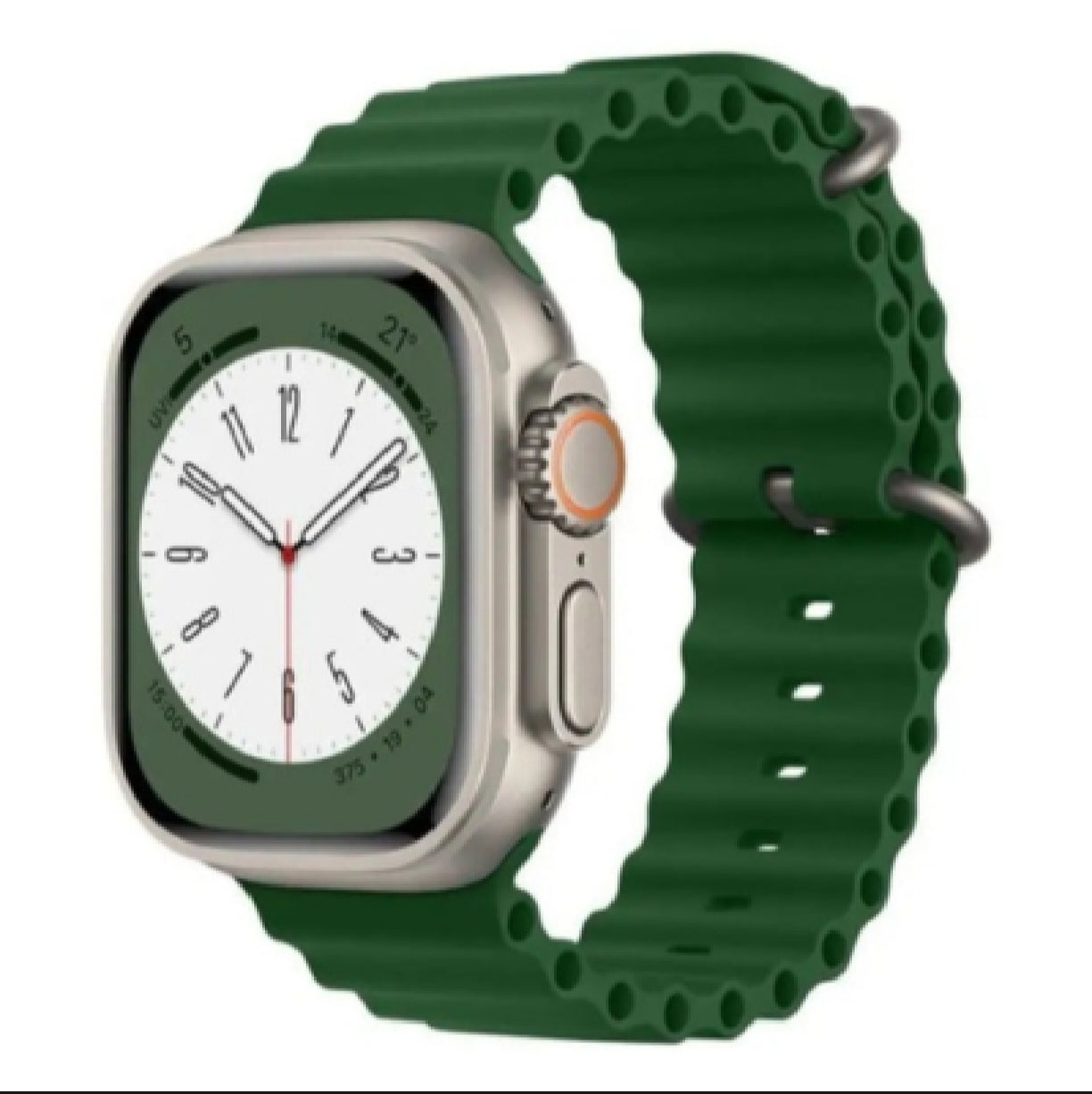 Crown 9+1 Smartwatch – Ultra Smart Watch with 8 Straps – Wireless Charging – Bluetooth Call Watch with Extra Straps – Ultra Watch for Men – Touch Watch for Girls – Boys Watch for Messaging