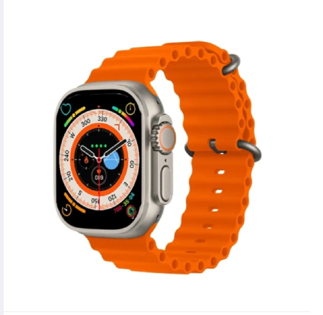 Crown 9+1 Smartwatch – Ultra Smart Watch with 8 Straps – Wireless Charging – Bluetooth Call Watch with Extra Straps – Ultra Watch for Men – Touch Watch for Girls – Boys Watch for Messaging